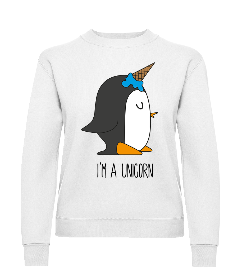 I'm A Unicorn Penguin · Sweatshirt Femme