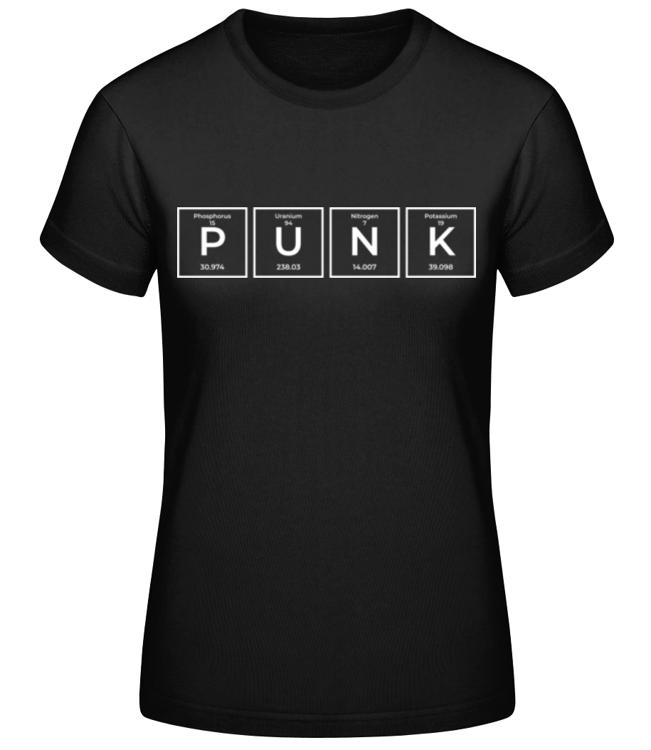 Punk Periodic Table · T-shirt standard Femme