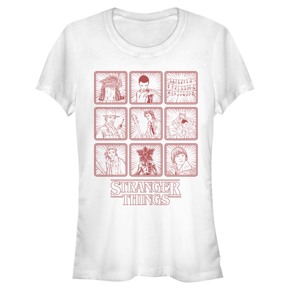 Netflix - Stranger Things - Photo de groupe Season One Line - Femme T-shirt