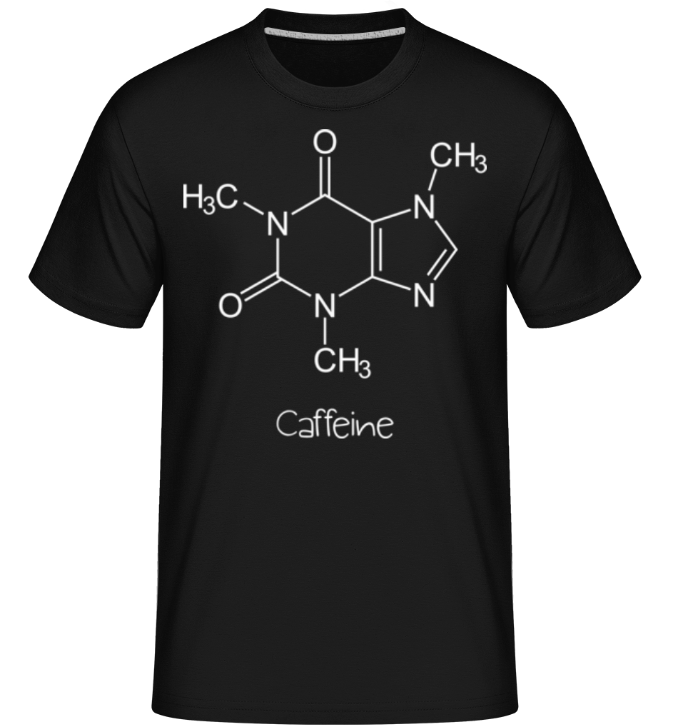 Caffeein Chemische Formel · Shirtinator Männer T-Shirt
