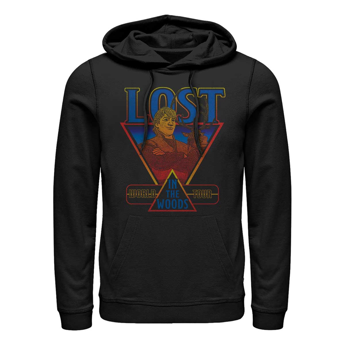 Disney - La Reine des neiges - Kristoff & Sven Lost World Tour - Unisex Sweat à capuche