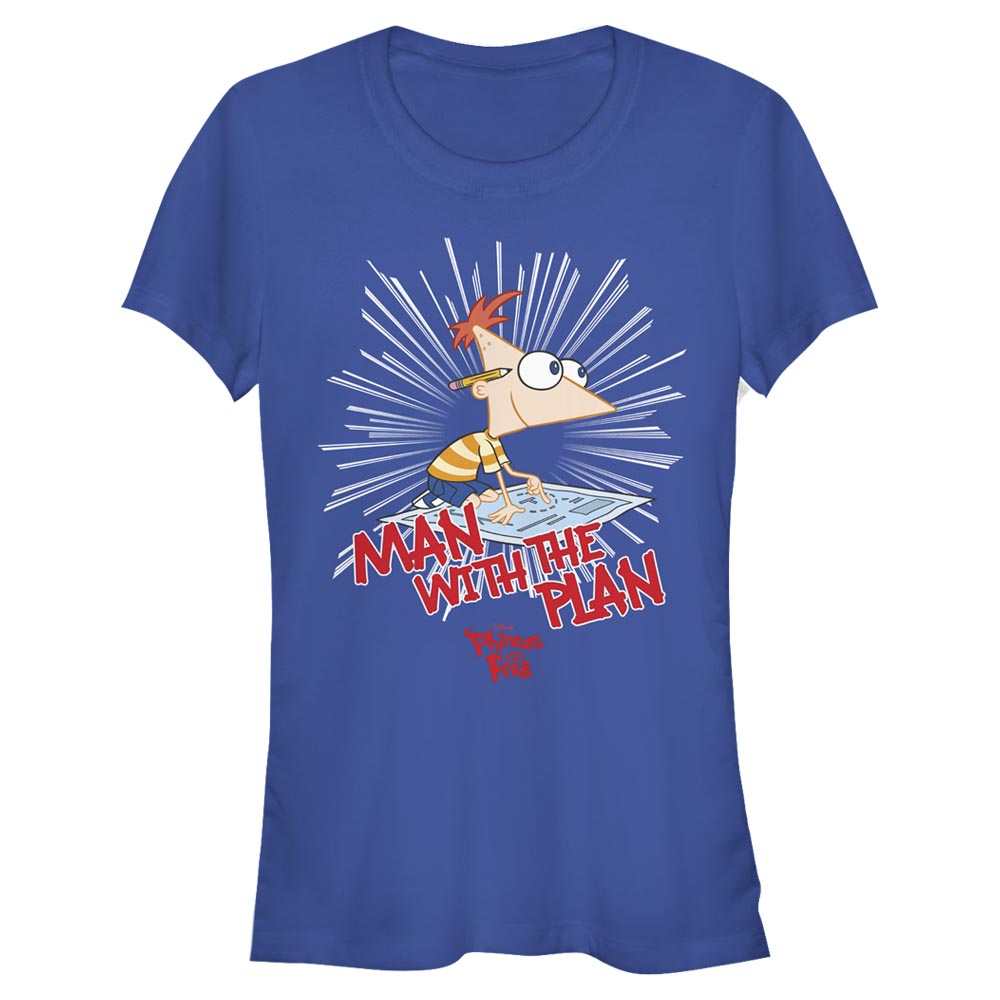 Disney Classics - Phinéas et Ferb - Phineas The Plan Man - Femme T-shirt