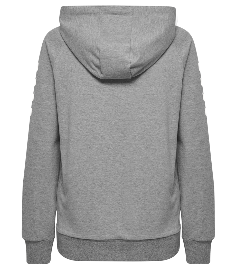 Aperçu: Hummel Go Cotton Hoodie Femme - Gris chiné - Derrière
