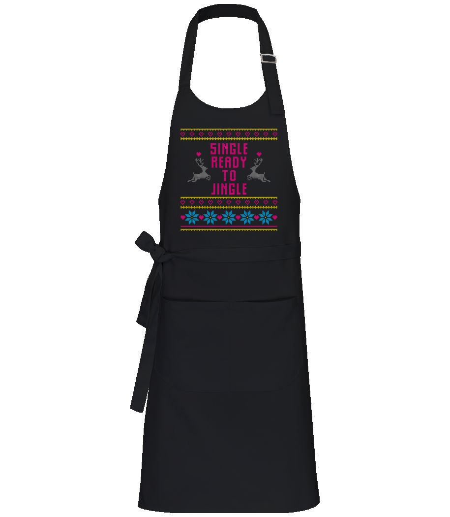 Single Ready To Jingle - Tablier professionnel - Noir - Devant