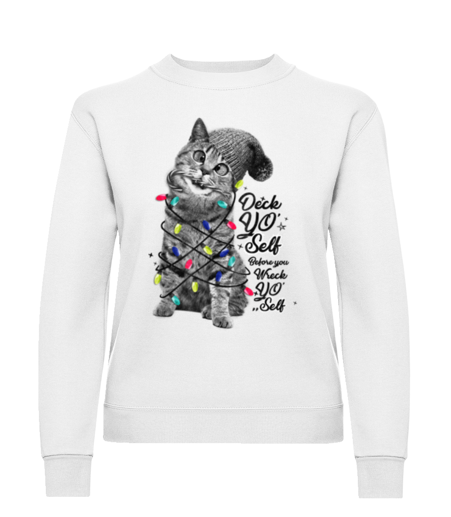 Chat De Noel · Sweatshirt Femme