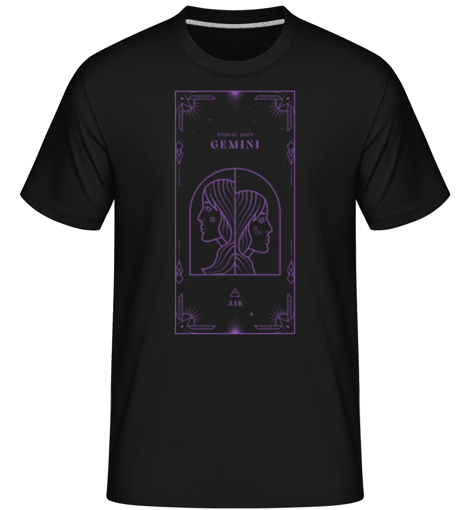 Art Deco Zodiac Sign Gemini ·  T-Shirt Shirtinator homme