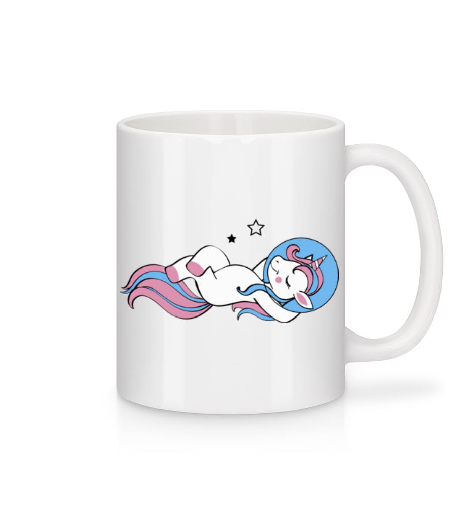 Astronaute Licorne · Mug en céramique blanc