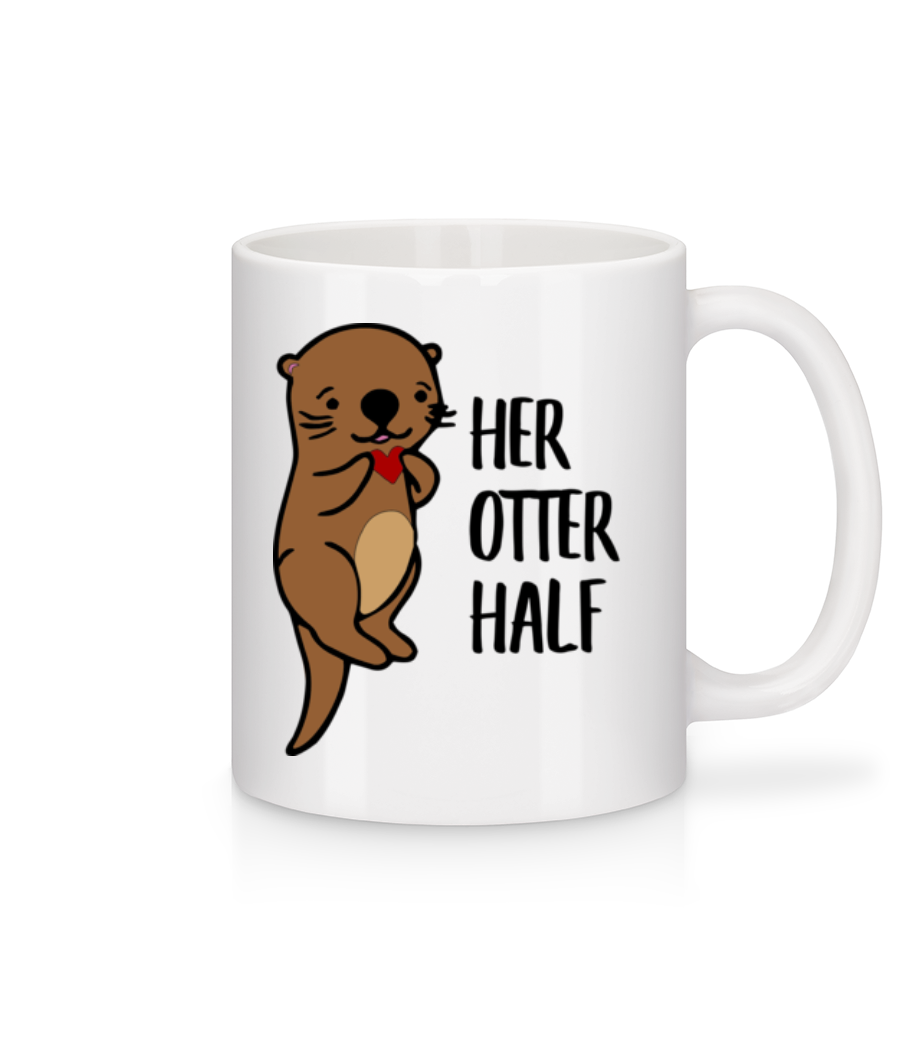 Her Otter Half · Mug en céramique blanc