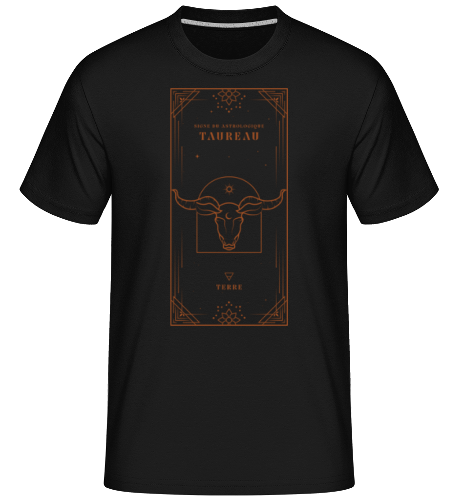 Art Déco Signe Astrologique Taureau ·  T-Shirt Shirtinator homme