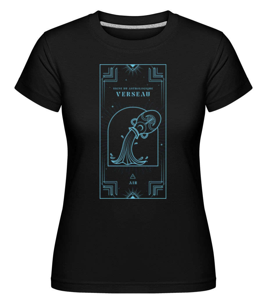 Art Déco Signe Astrologique Verseau ·  T-shirt Shirtinator femme