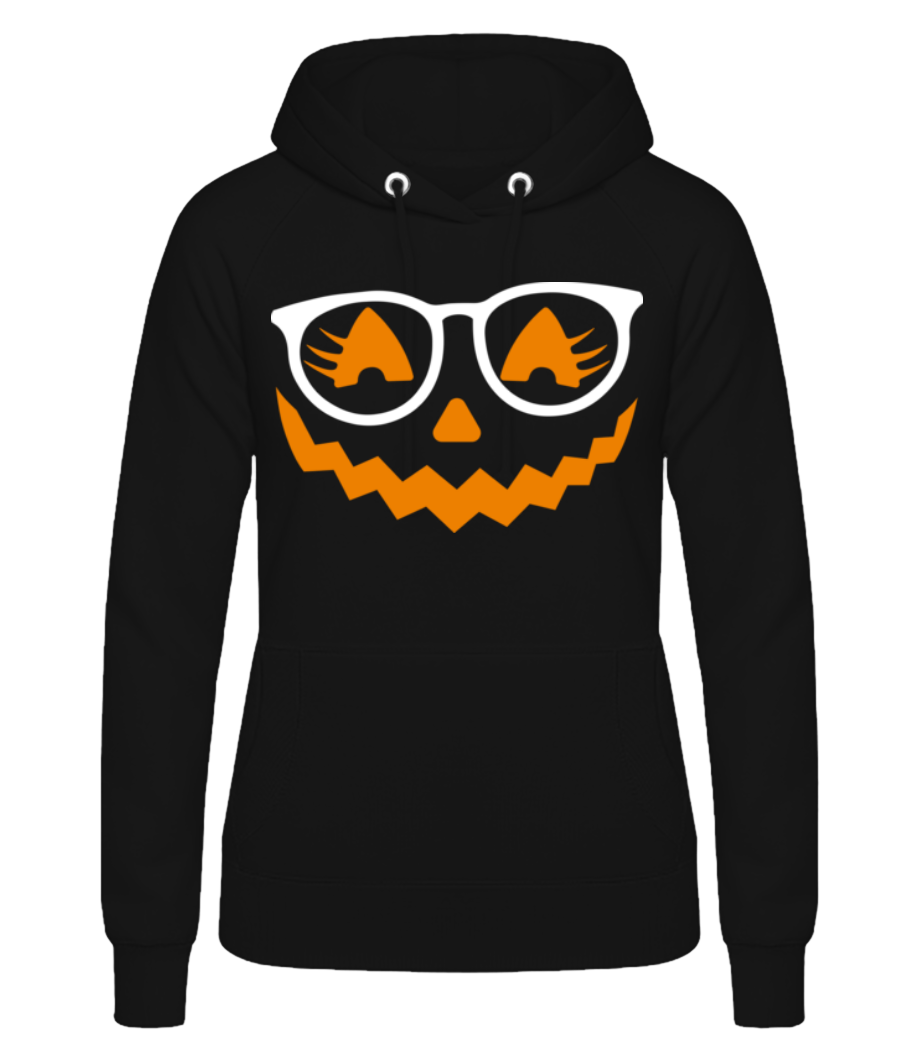 Tête de citrouille · Sweat à capuche basique pour femme