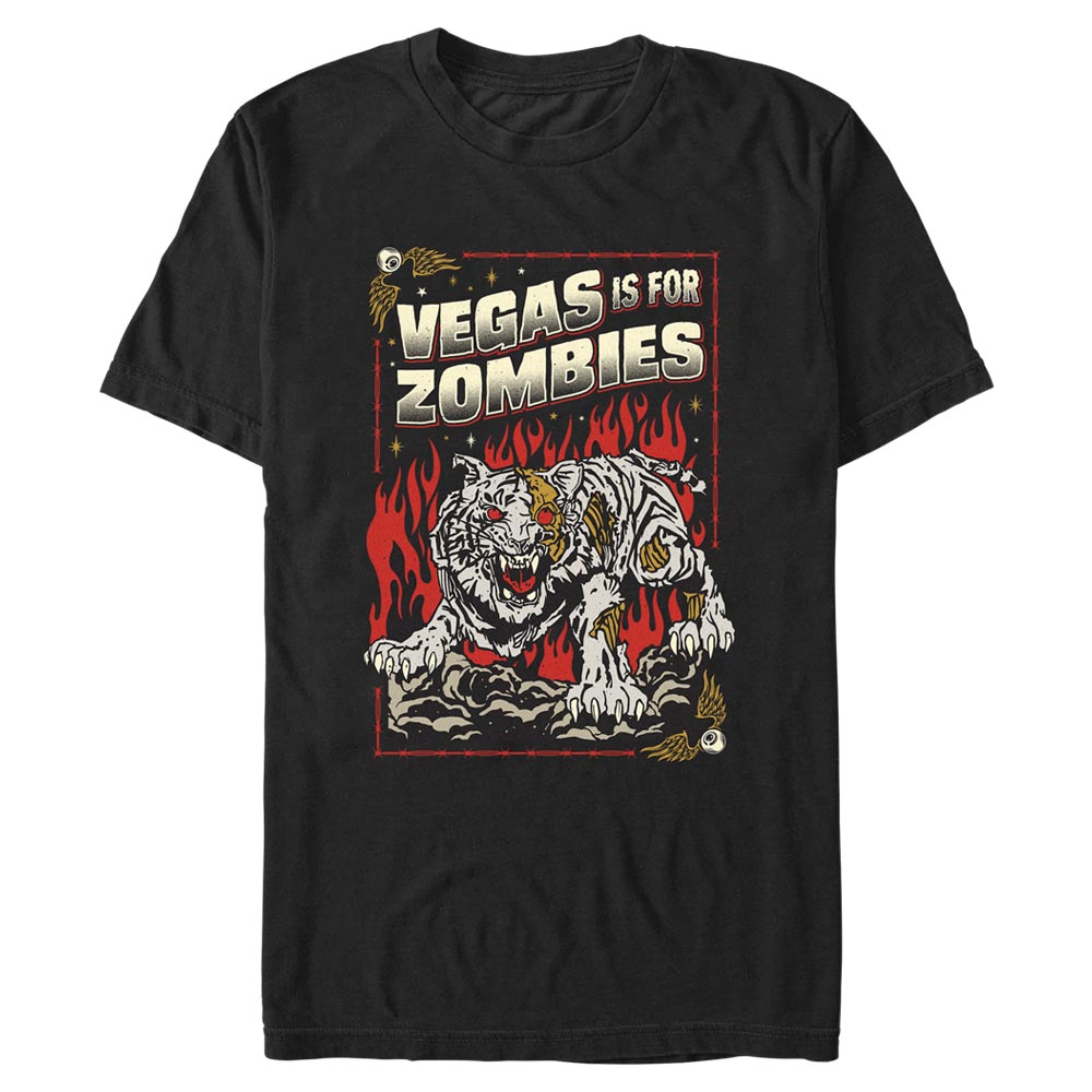 Netflix - Army Of The Dead - Texte Zombie Tiger Poster - Homme T-shirt