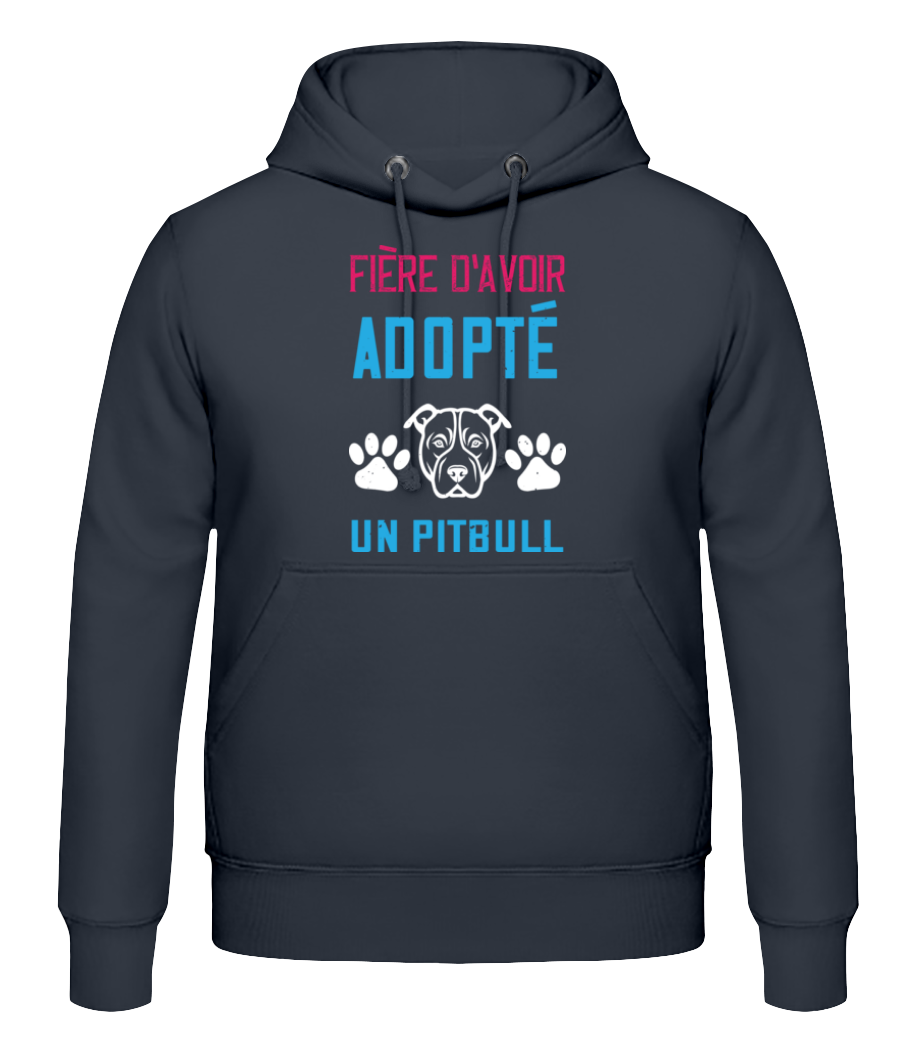 Adopté Un Pitbull · Sweat à capuche Homme