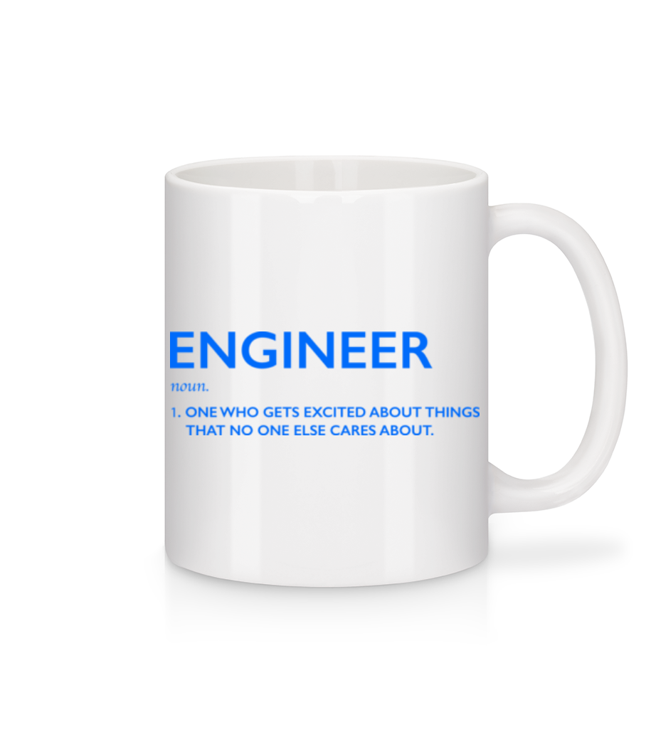 Engineer Excited About · Mug en céramique blanc