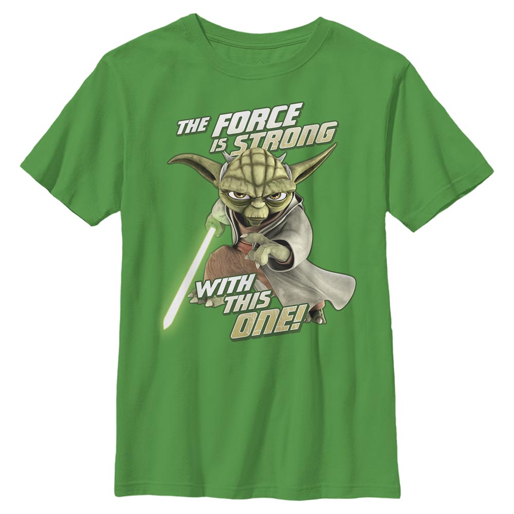 Star Wars - The Clone Wars - Yoda Jedi Strong - Enfant T-shirt