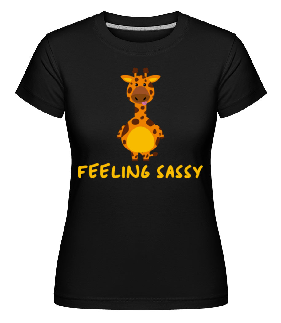 Giraffe Feeling Sassy ·  T-shirt Shirtinator femme
