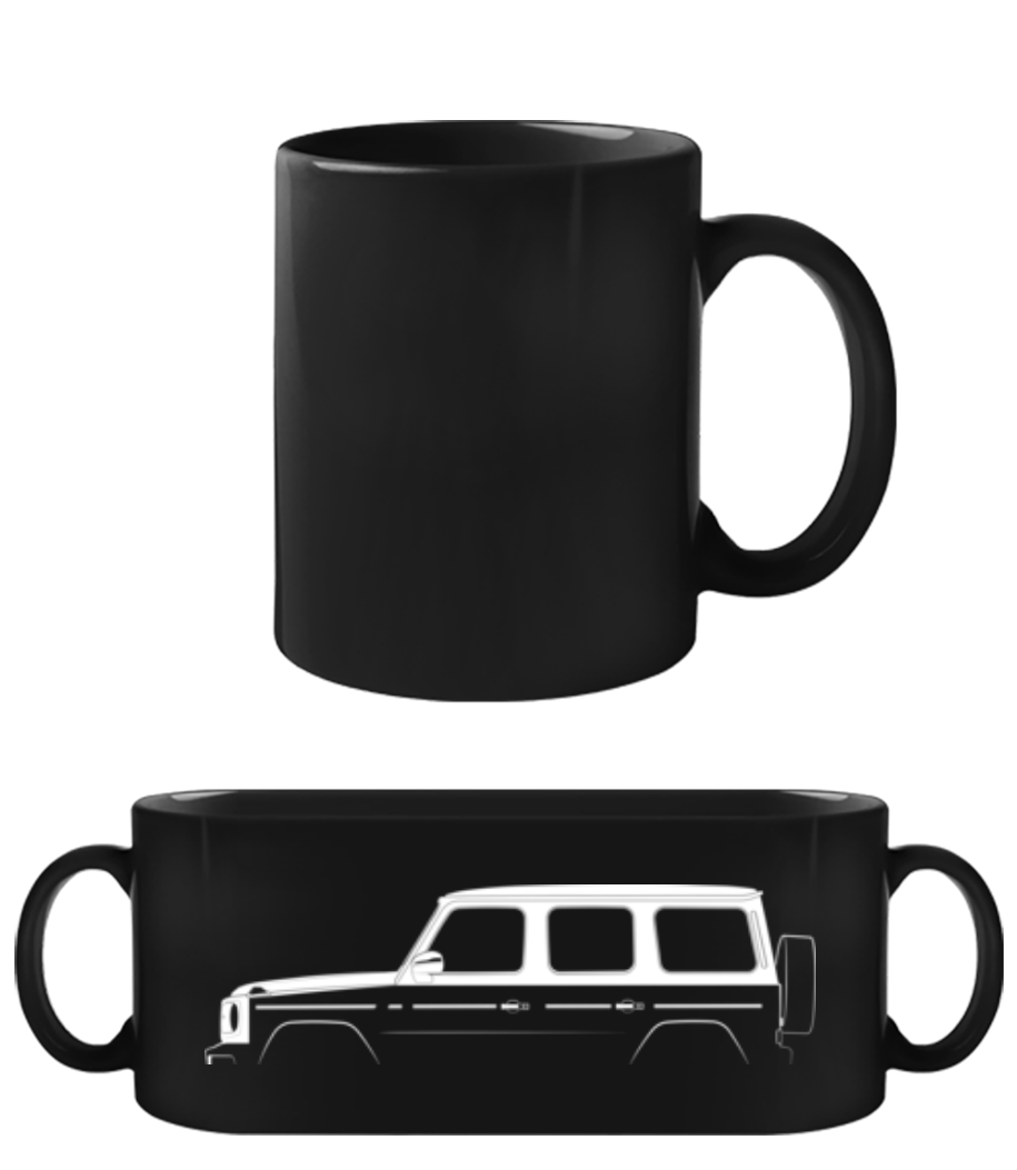 'Mercedes-Benz G W464' Silhouette · Tasse Noire