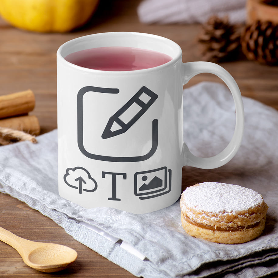 Mug en céramique blanc