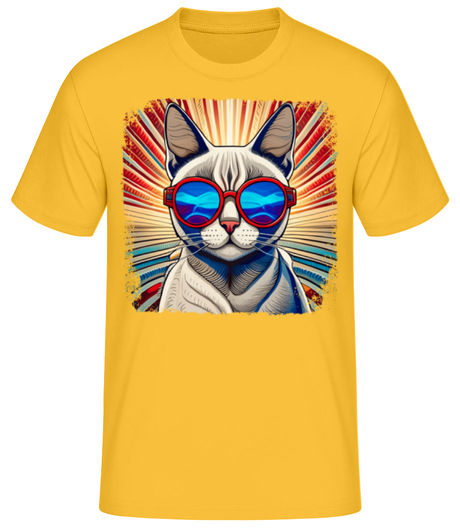 Chat Siamois Look Hippie · T-shirt standard Homme