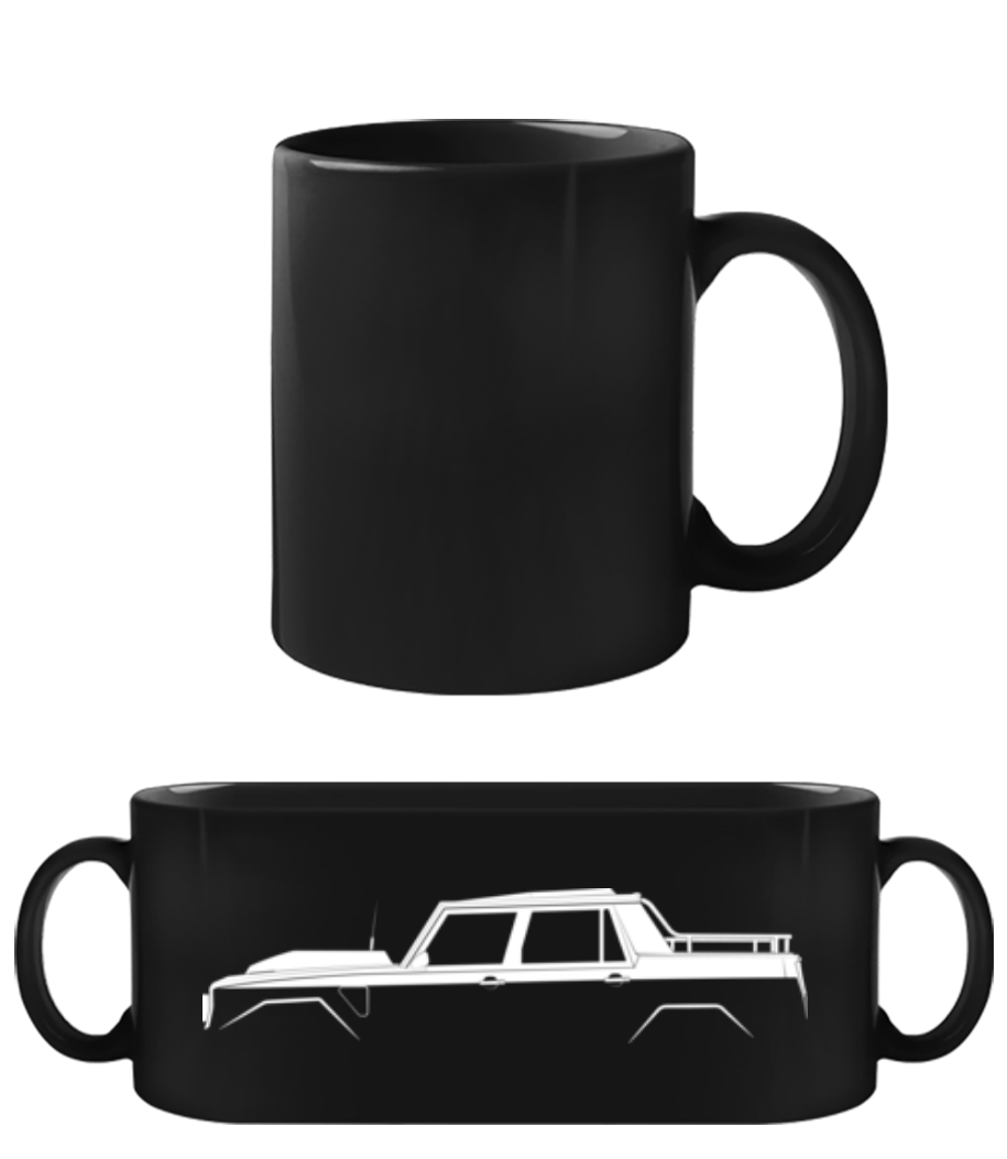 'Lamborghini LM002' Silhouette · Tasse Noire