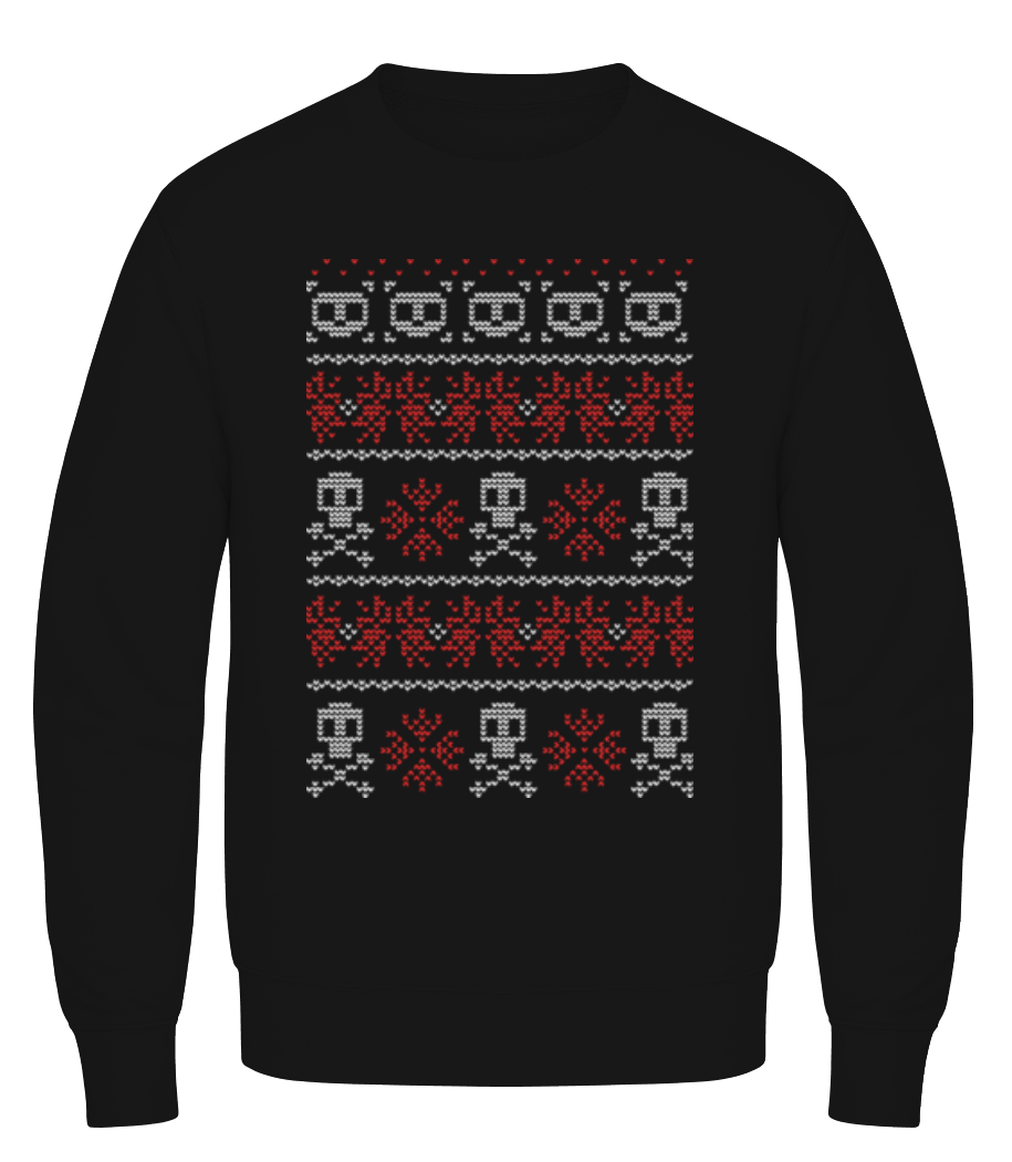 Aperçu: Ugly Evil - Sweatshirt Homme - Noir - Devant