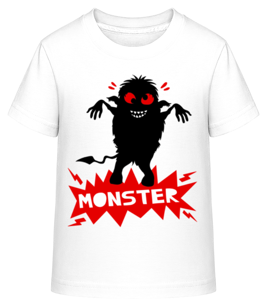 Aperçu: Monster - T-shirt shirtinator Enfant - Blanc - Devant
