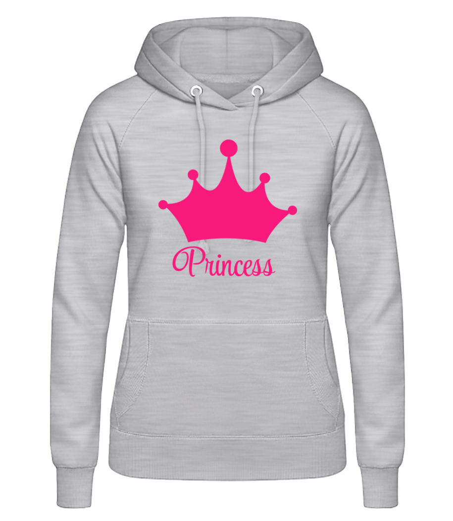 Preview: Princess Crown - Women's Hoodie - Heather grey - Front