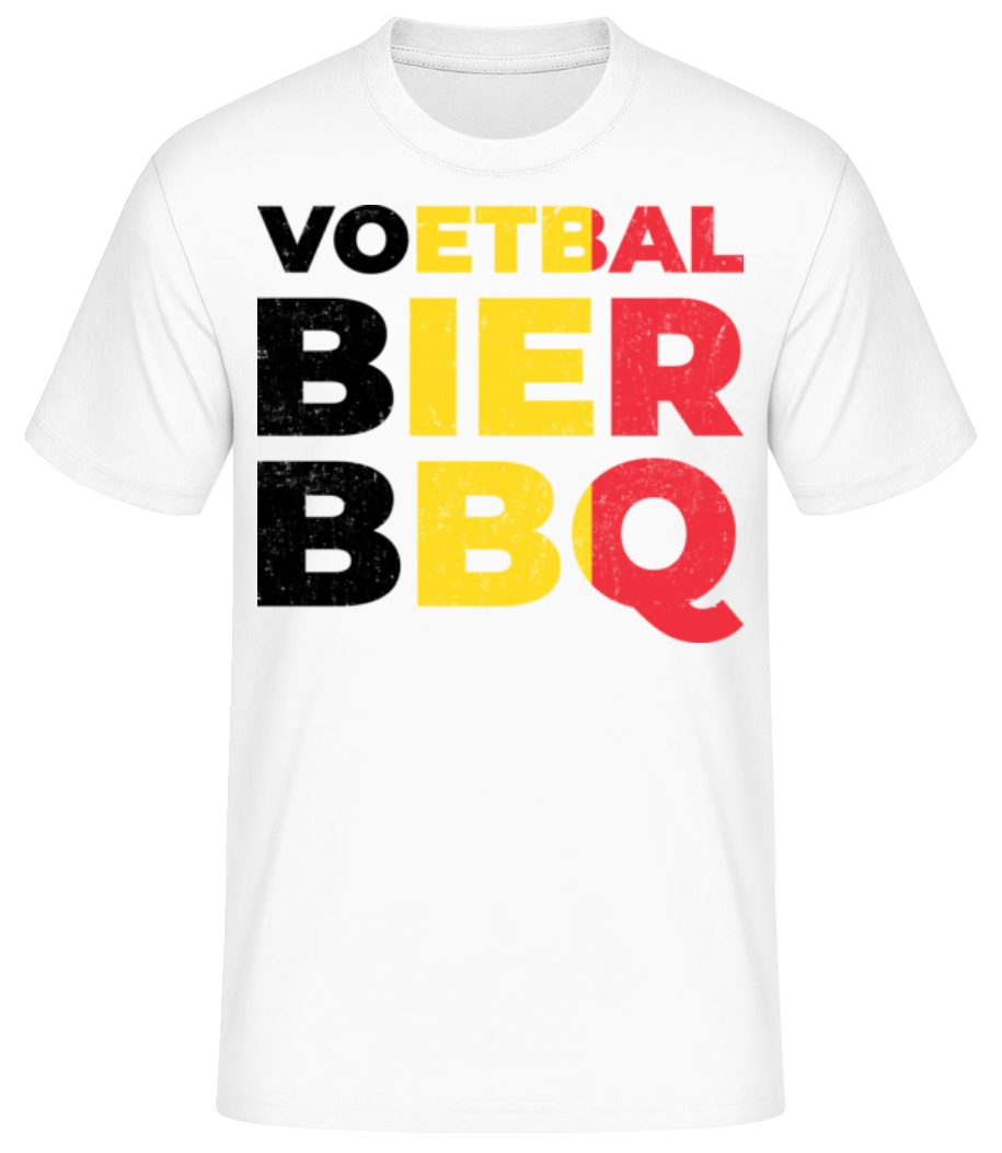 Voetbal Bier BBQ · T-shirt standard Homme
