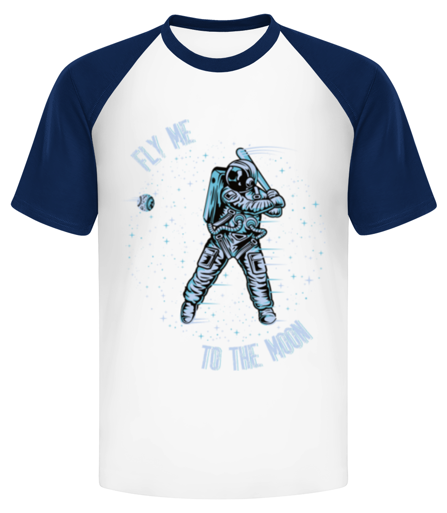 Fly Me To The Moon · T-shirt baseball Homme