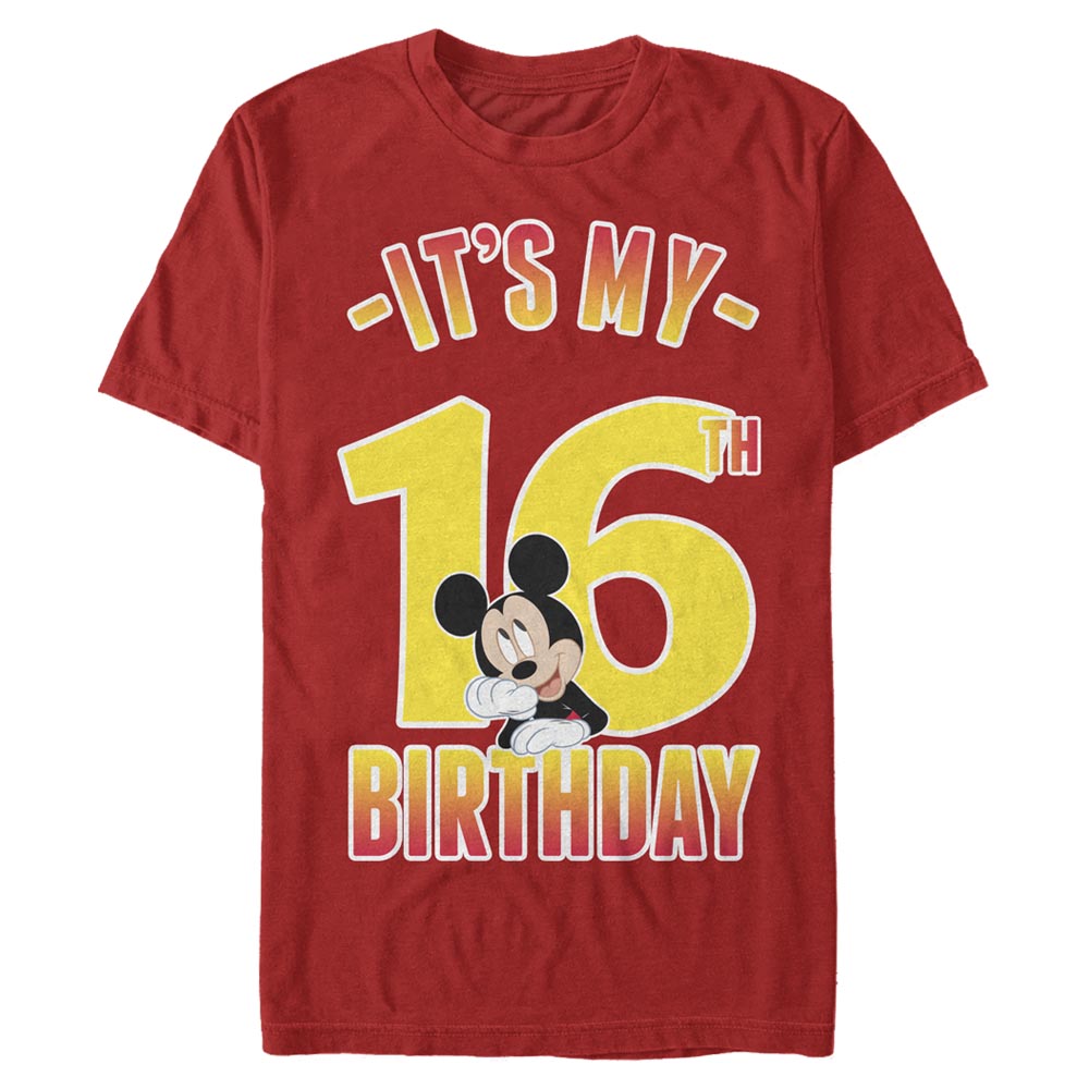 Disney Classics - Mickey Mouse - Mickey Mouse Hiya Pal 16th Birthday - Homme T-shirt