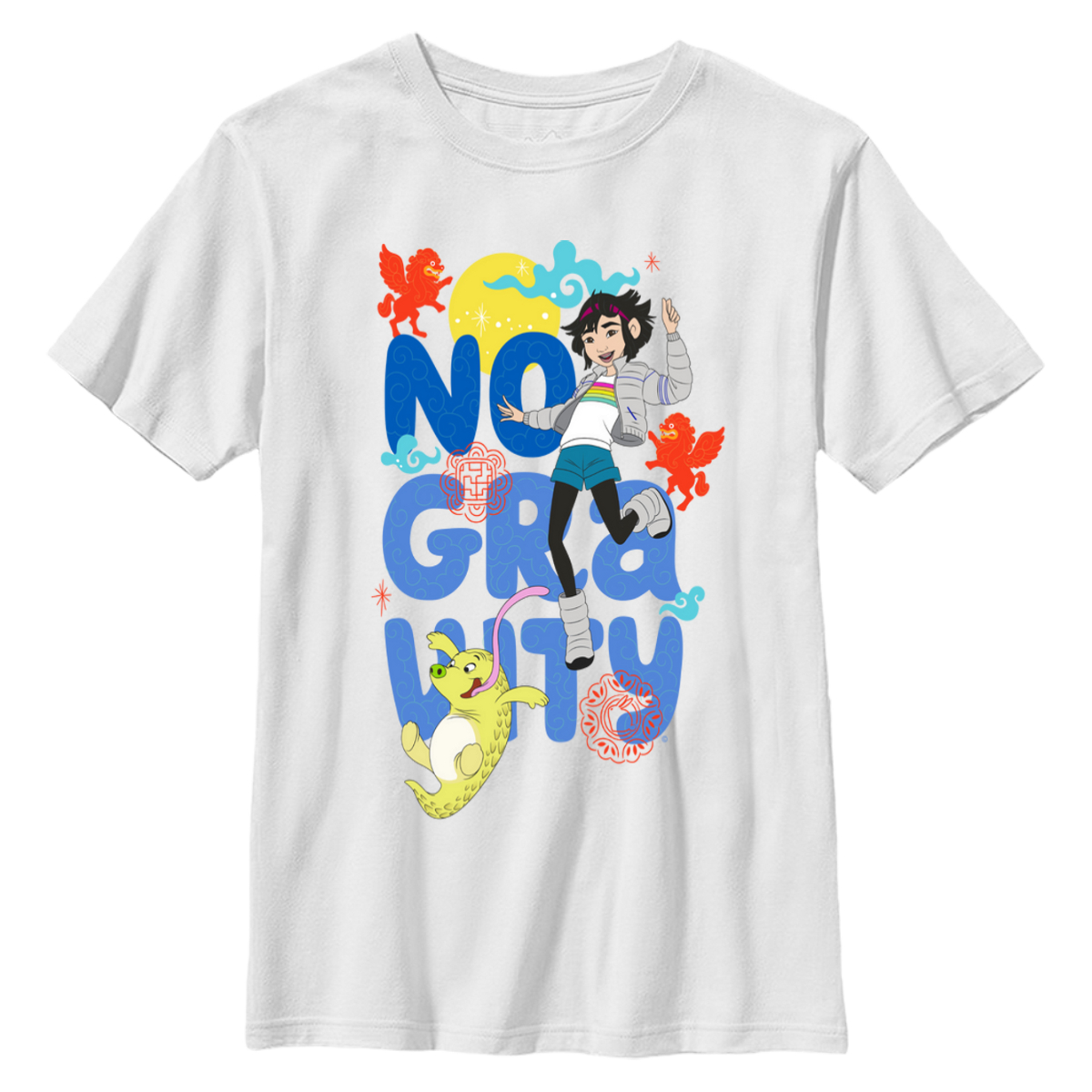 Netflix - Voyage vers la Lune - Fei Fei & Gobi No Gravity - Enfant T-shirt