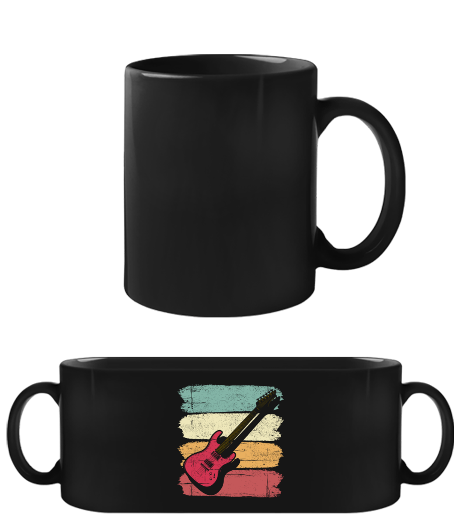 Guitare Rétro · Tasse Noire