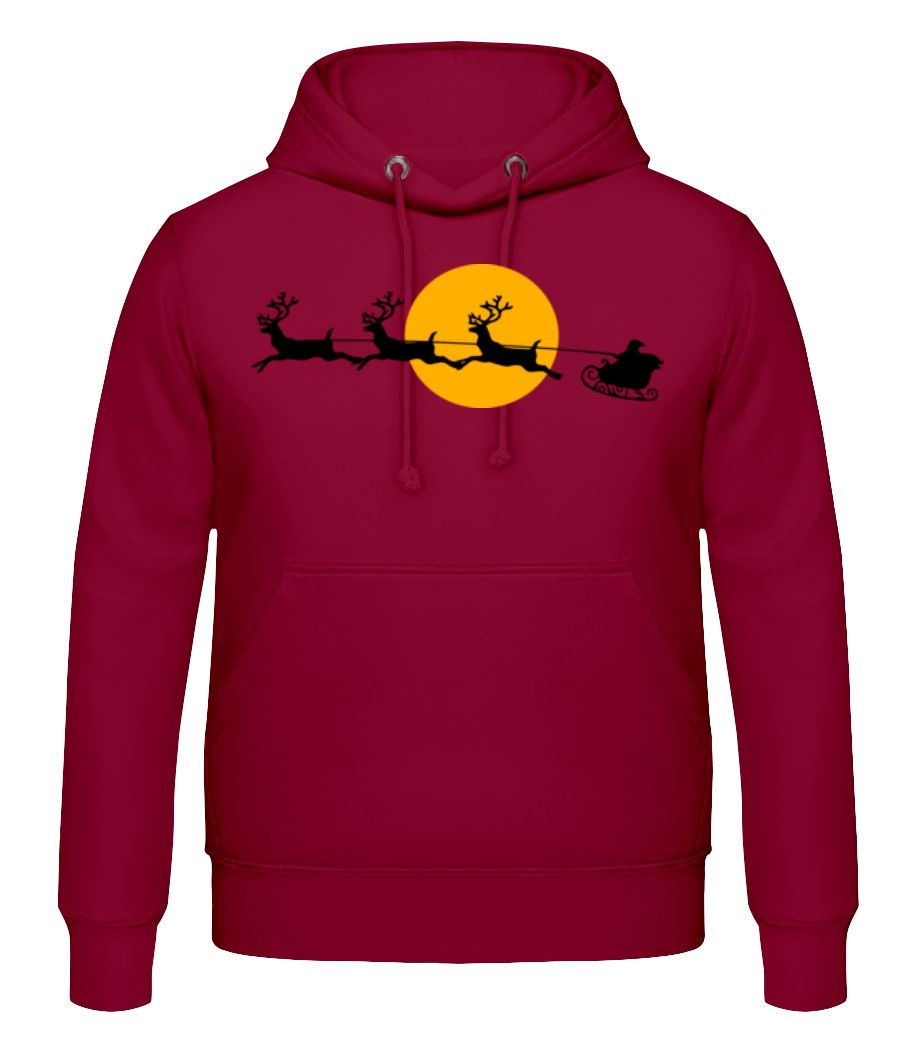 Noël Lune · Sweat à capuche Homme