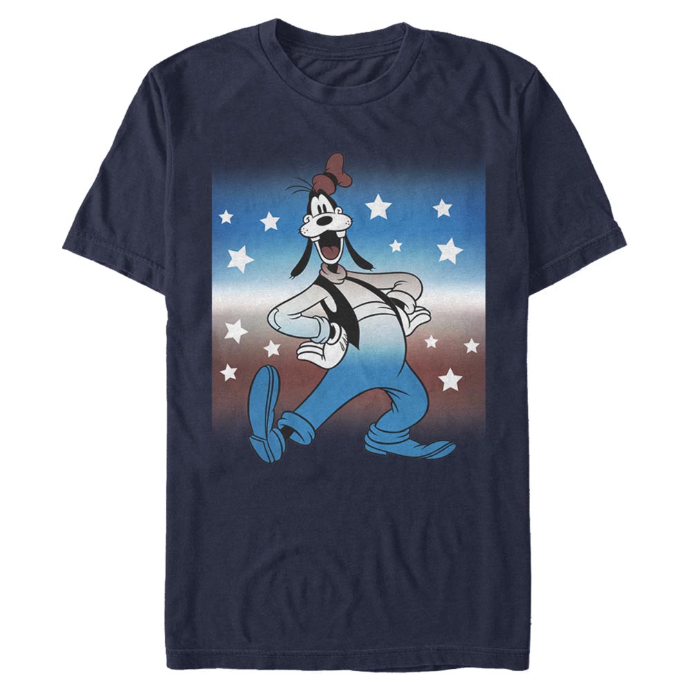Disney - Mickey Mouse - Dingo Patriotic Goof - Homme T-shirt