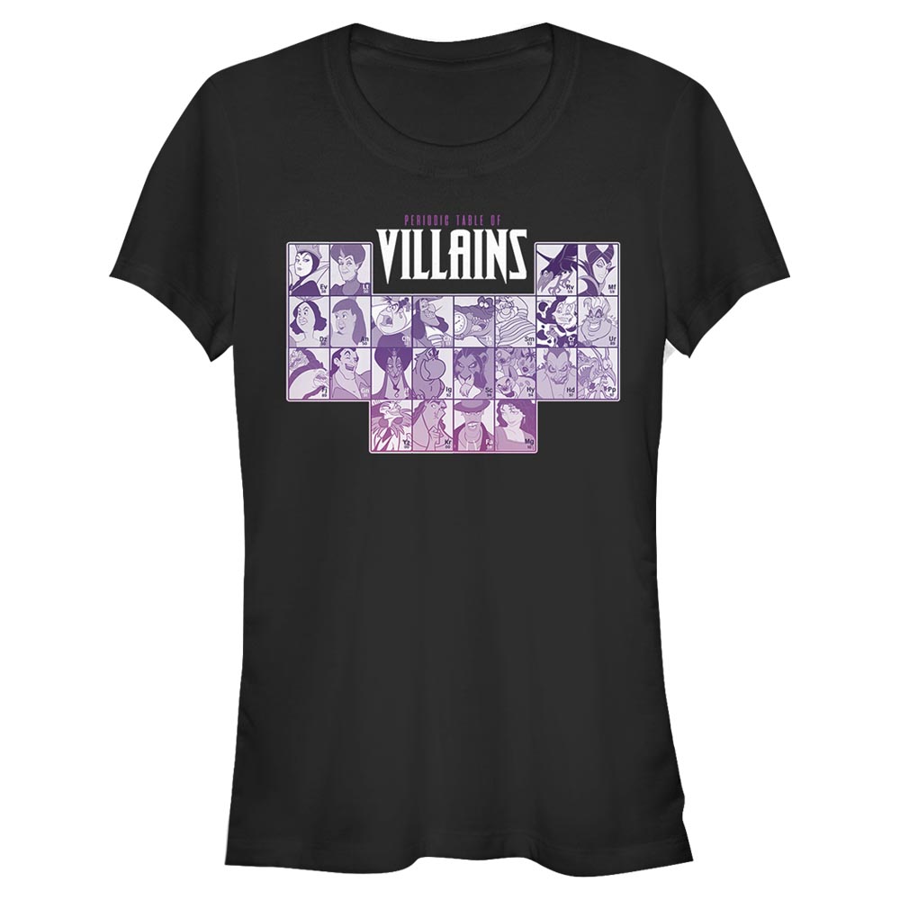 Disney - Les Méchants Disney - Photo de groupe Periodic Villains - Femme T-shirt