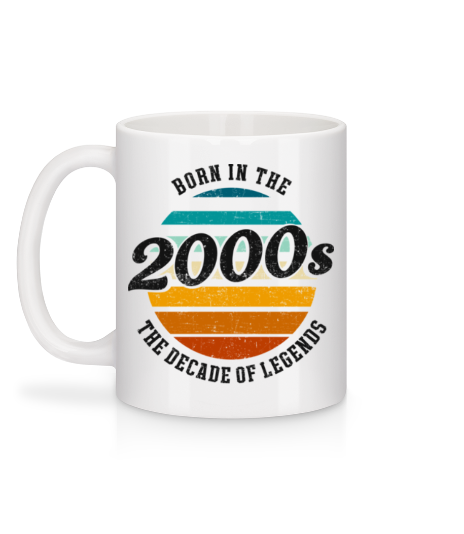 Aperçu: 2000 The Decade Of Legends - Mug en céramique blanc - Blanc - Derrière