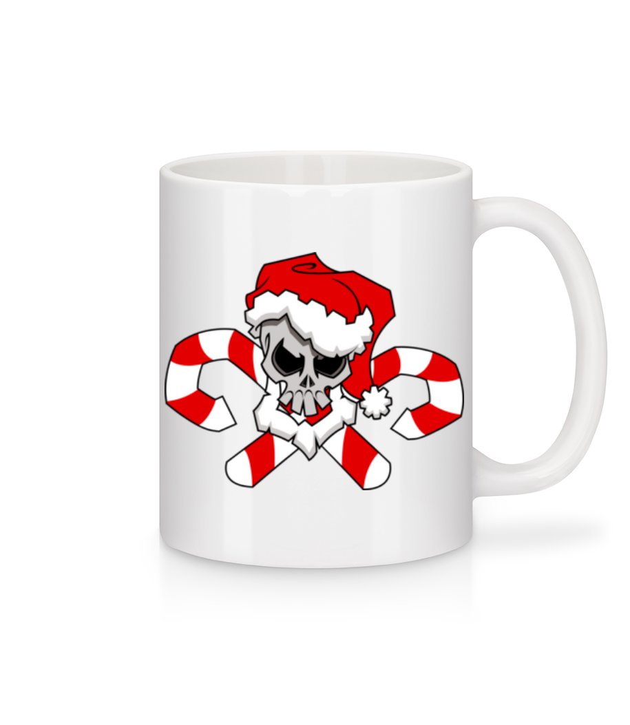 Crâne De Noël · Mug en céramique blanc