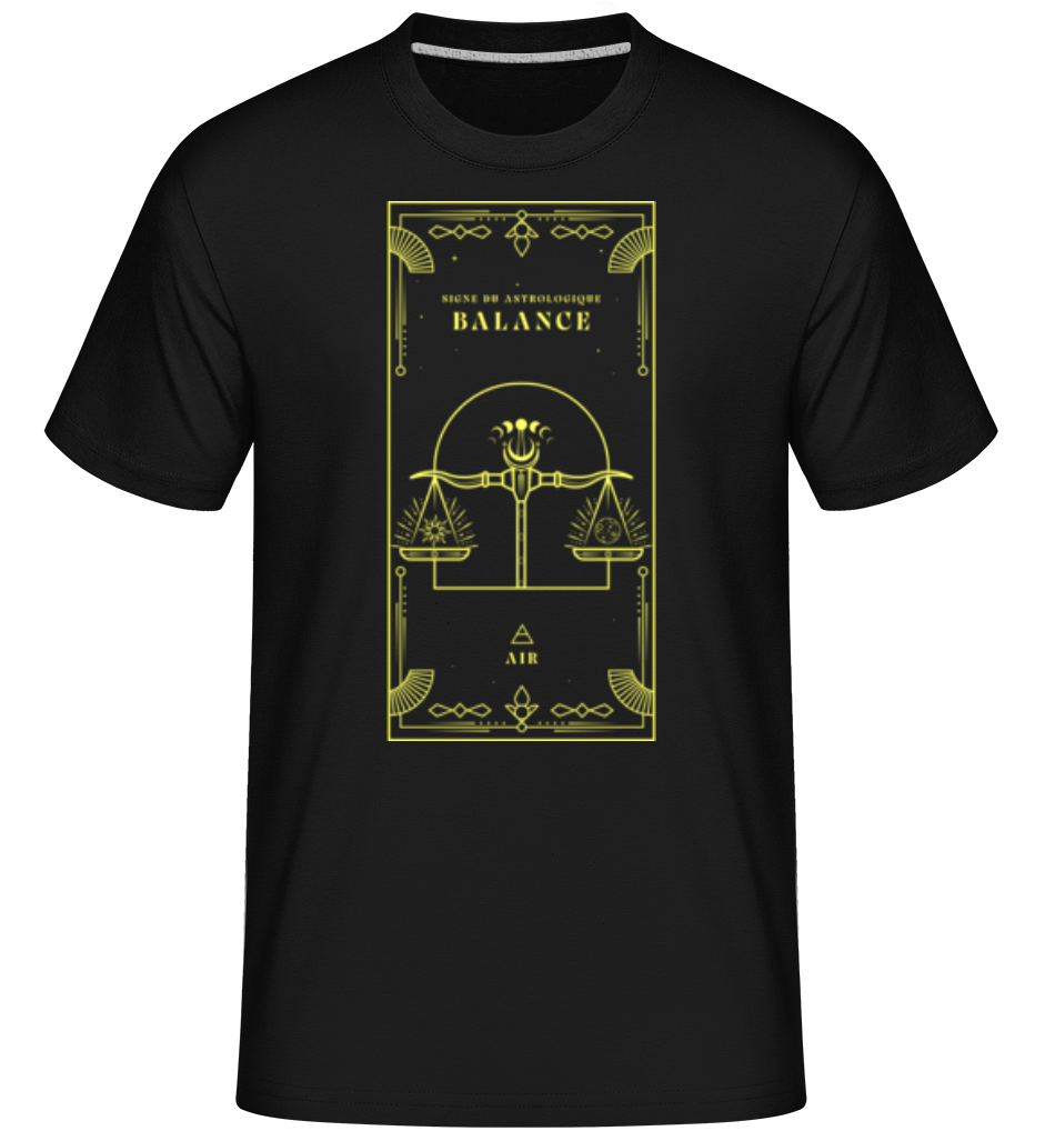 Art Déco Signe Astrologique Balance ·  T-Shirt Shirtinator homme