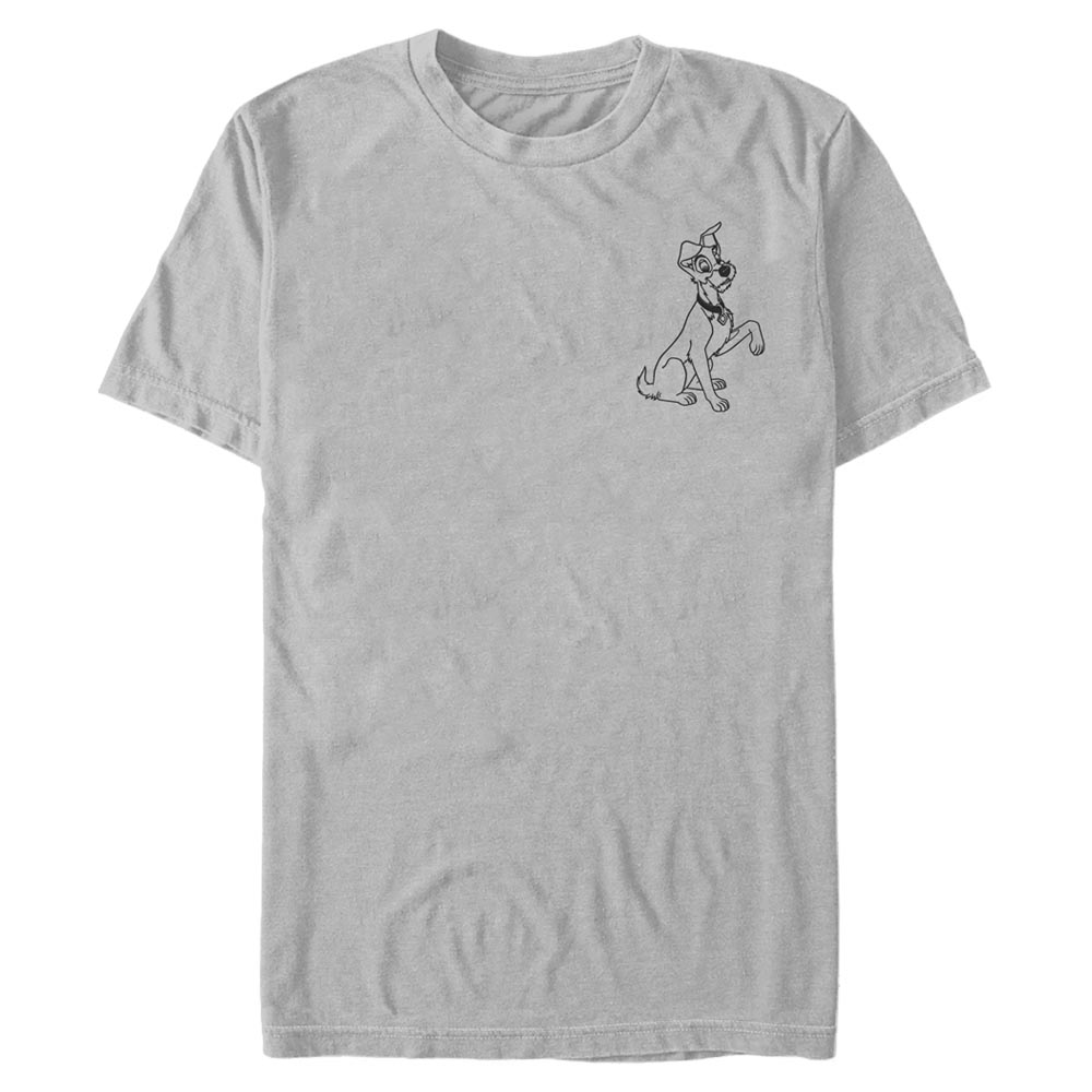 Disney Classics - La Belle et le Clochard - Clochard Vintage line - Homme T-shirt