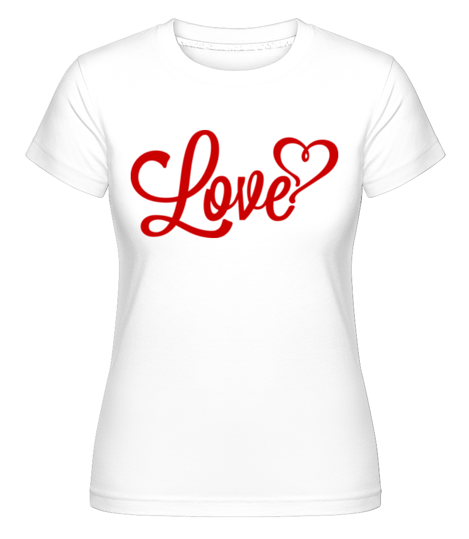 Love Sign Red ·  T-shirt Shirtinator femme