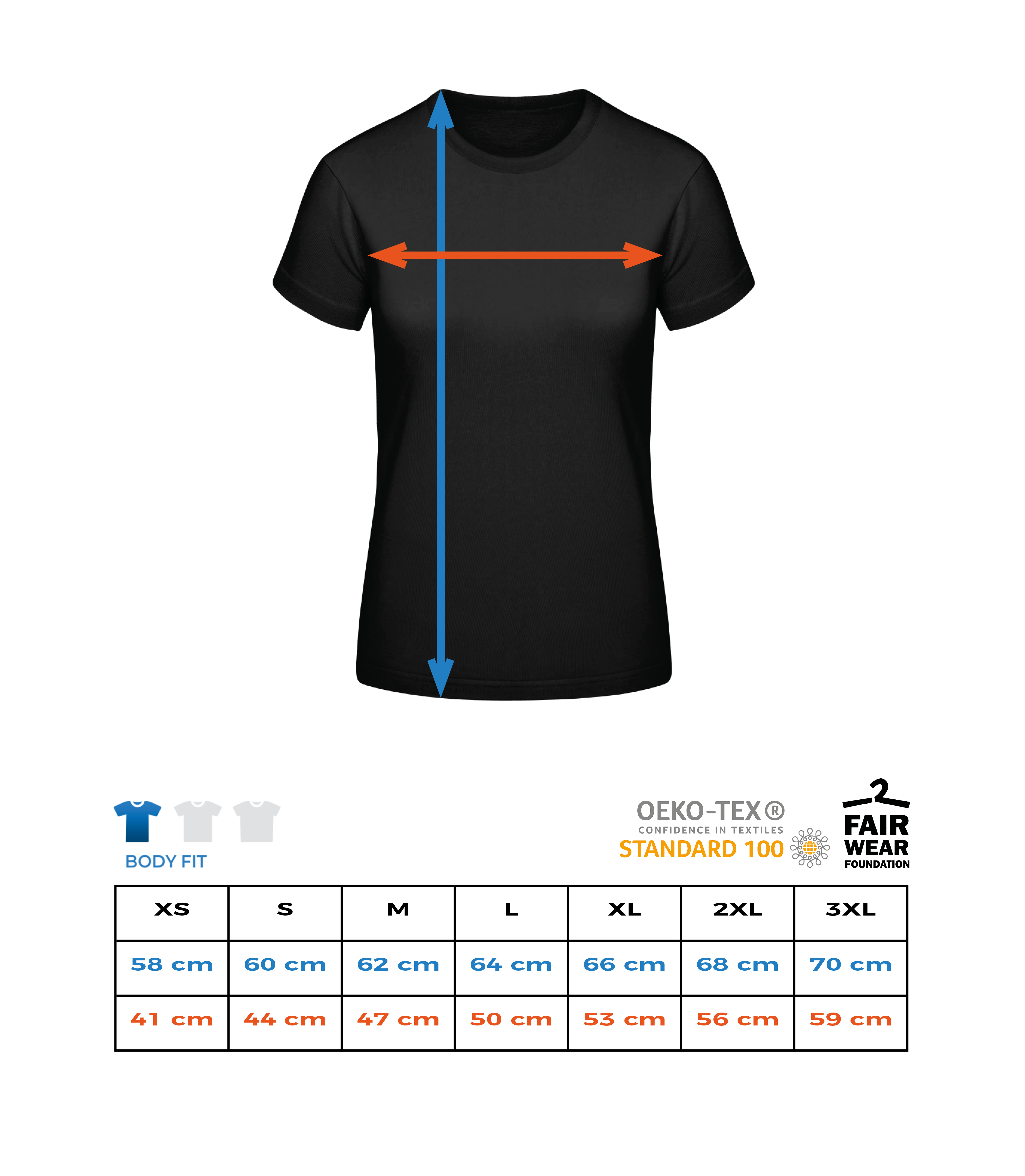 Aperçu: C'est Simple, Je Suis Compliqué - T-shirt standard Femme - Tableau des tailles