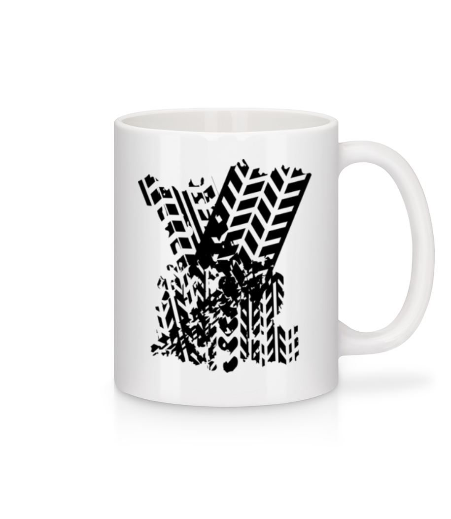 Tires Symbol · Mug en céramique blanc