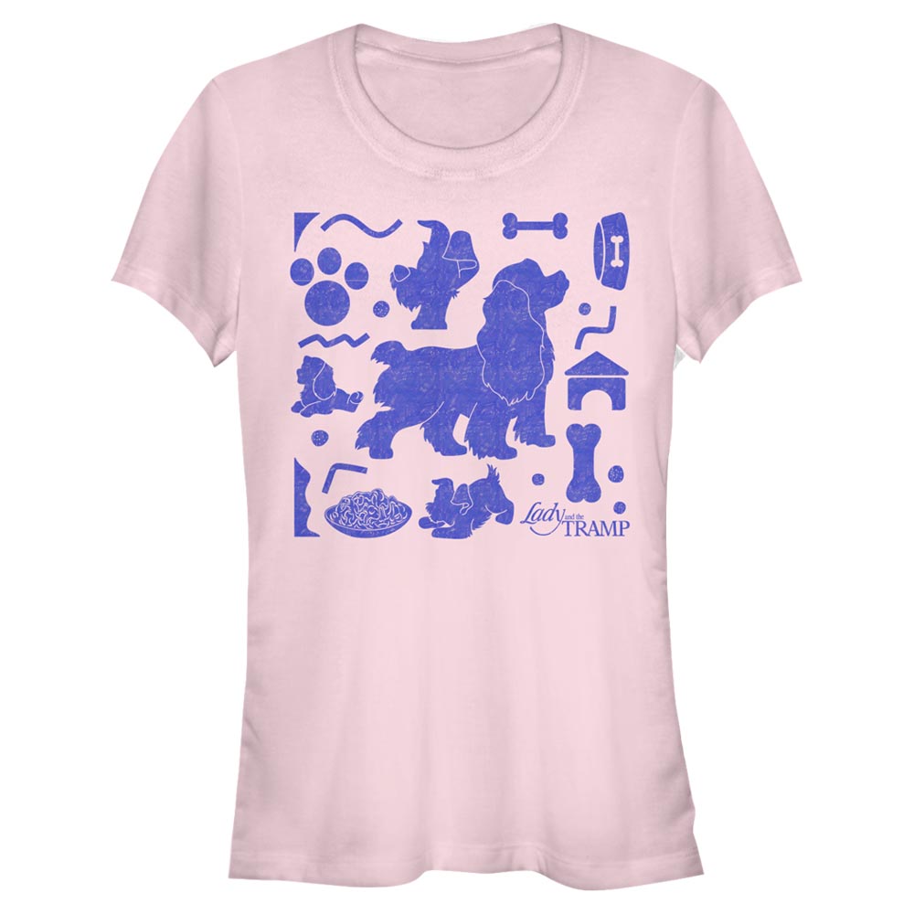 Disney Classics - La Belle et le Clochard - La Belle et le Clochard Lady And Tramp - Femme T-shirt
