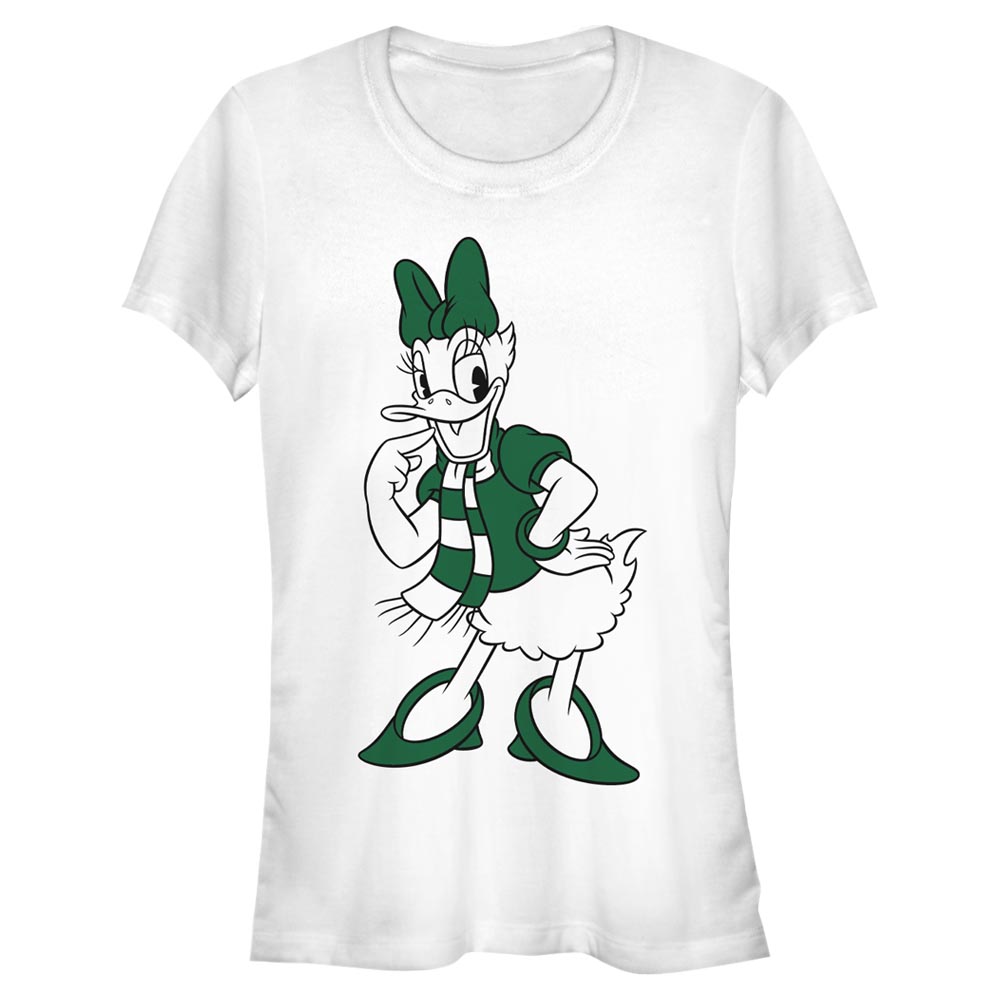 Disney Classics - Mickey Mouse - Daisy Duck Pine Green Daisy - Christmas - Femme T-shirt