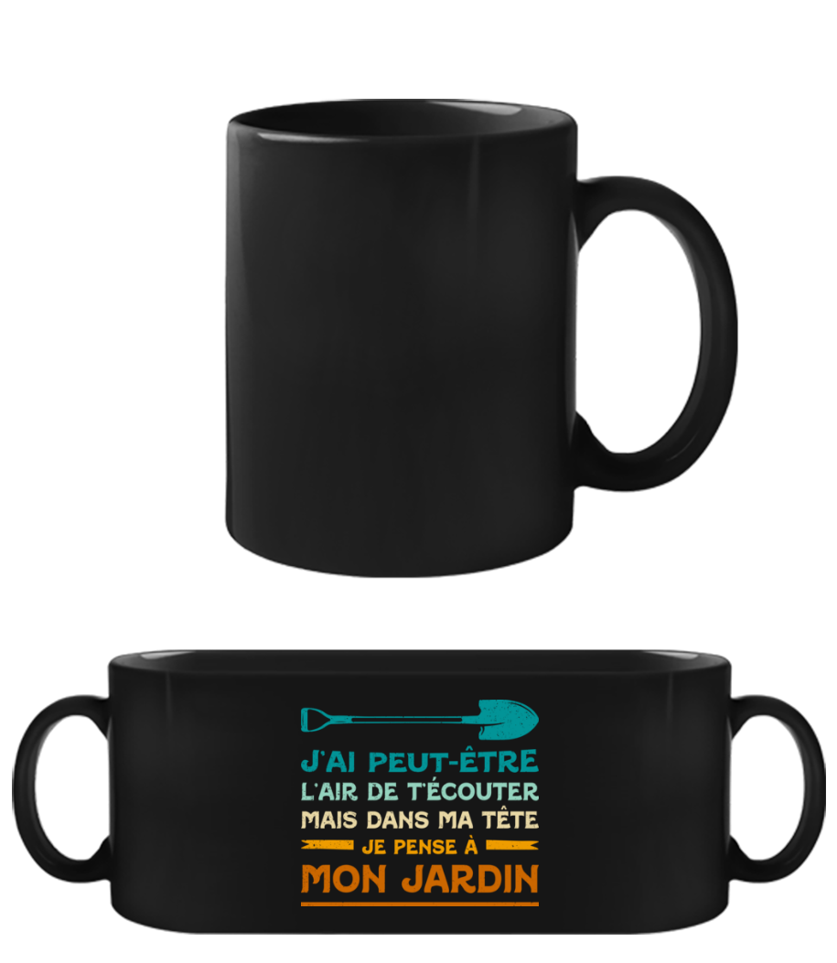 Pense À Mon Jardin · Tasse Noire