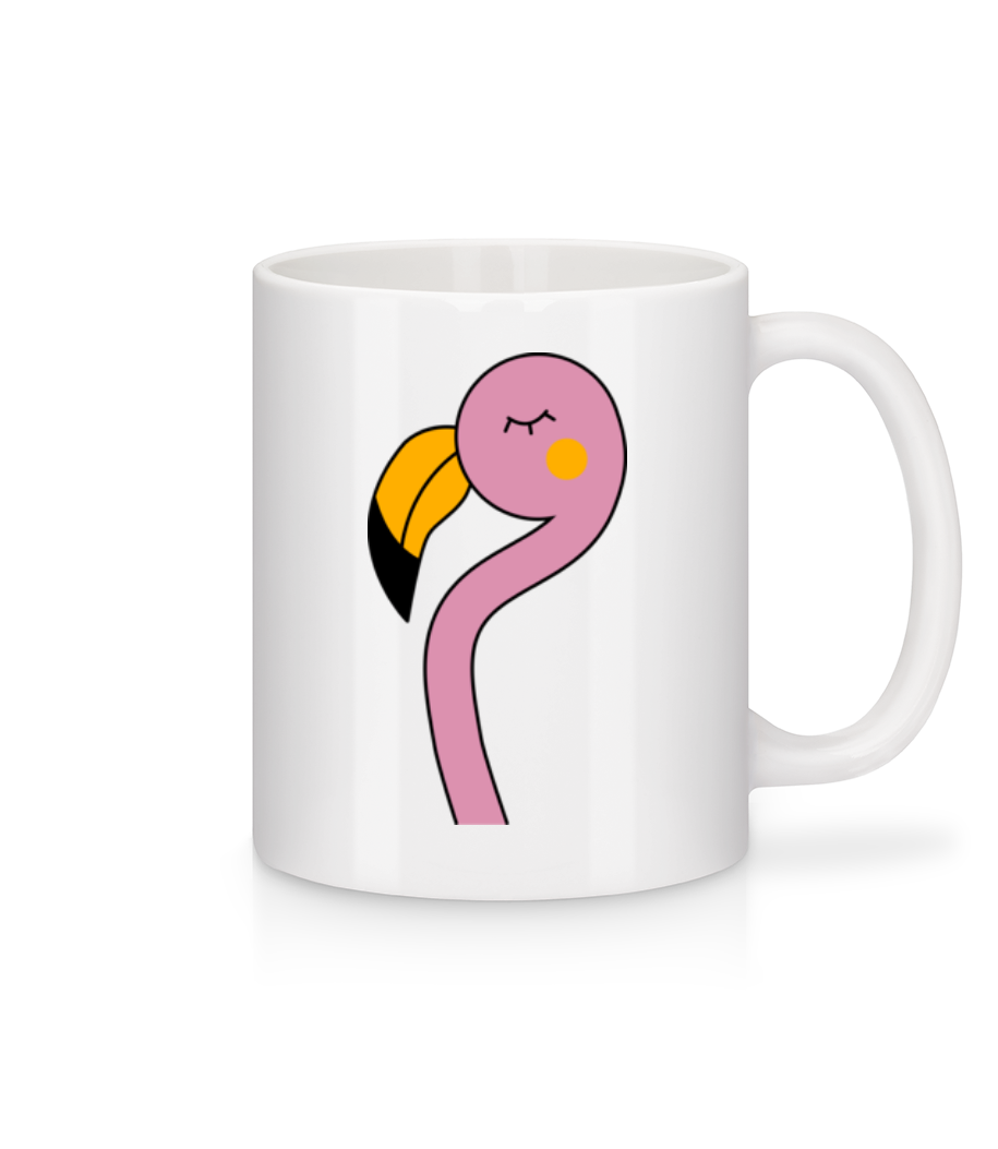 Flamant Mignon · Mug en céramique blanc