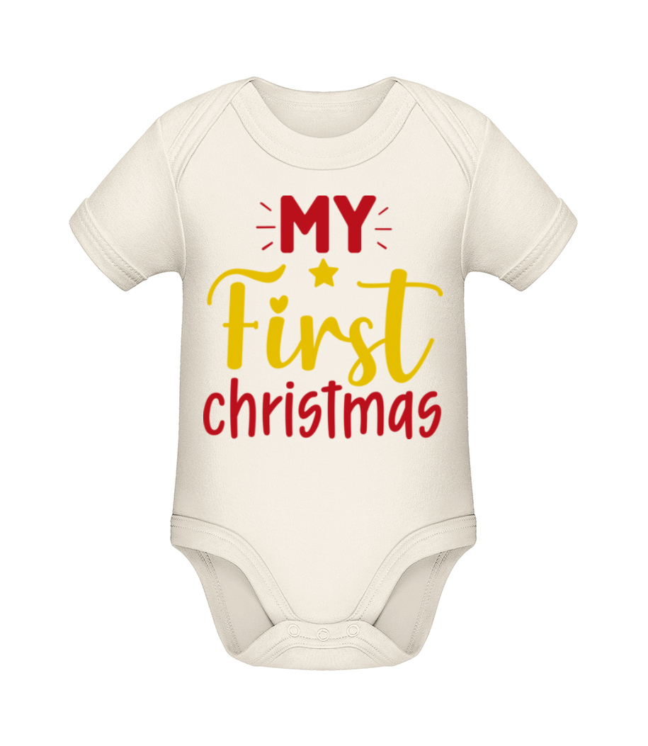 My First Christmas · Body manches courtes bio