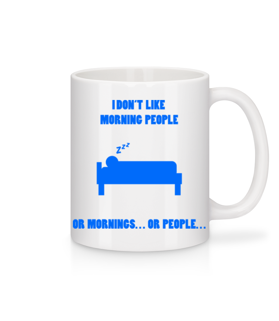 Morning People · Mug en céramique blanc