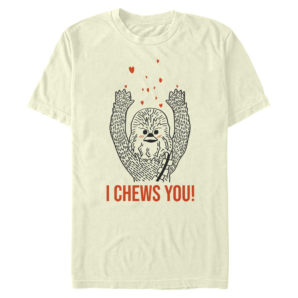 Star Wars - Chewbacca I Chews You Chewy - Homme T-shirt