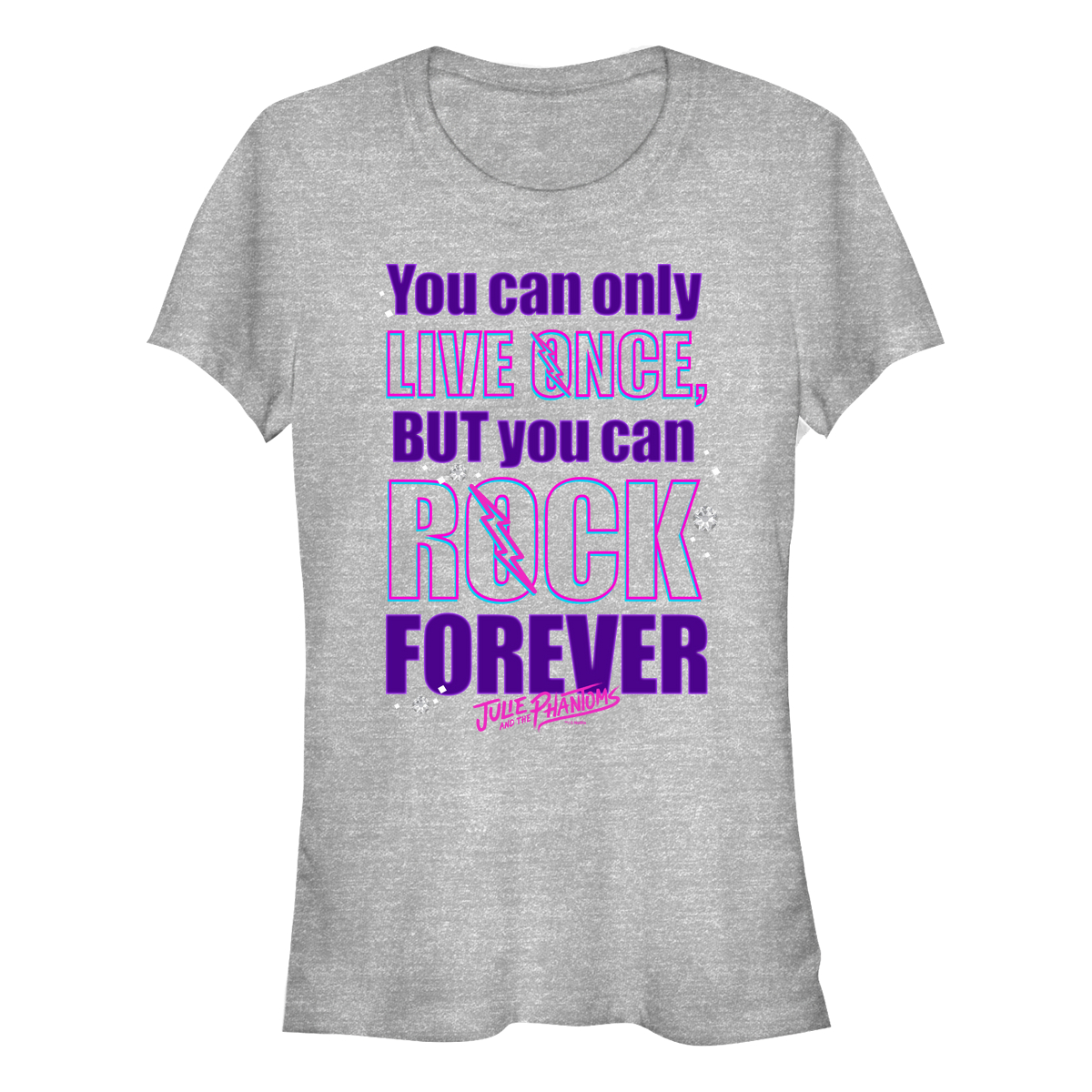 Netflix - Julie And The Phantoms - Texte Rock Forever - Femme T-shirt
